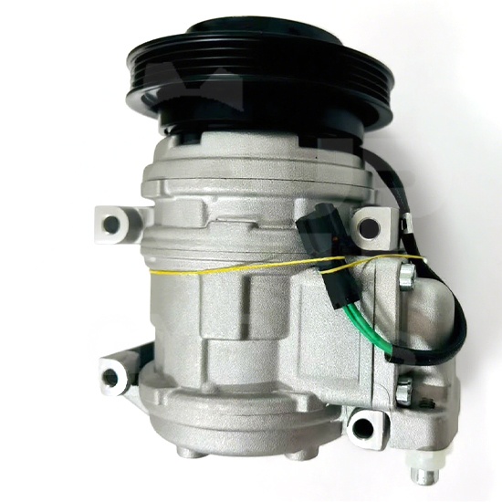 AC COMPRESSOR 440205-00070A Doosan DX225 #AC COMPRESSOR #440205-00070A #Doosan DX225 440205-00070A AC COMPRESSOR