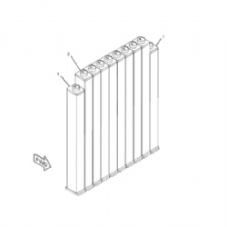 CAT D9R 208-3607 Radiator plate and bar core #208-3607 Radiator plate and bar core #CAT D9R 208-3607 Radiator plate and bar core