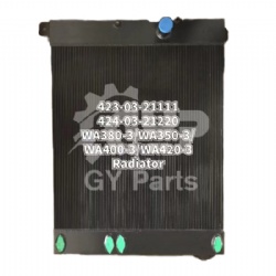 Radiator 423-03-21111 424-03-21220 suitable for komatsu wheel loader WA350-3 WA380-3 WA400-3 WA420-3 #423-03-21111 #424-03-21220 #Radiator #komatsu WA350-3 WA380-3 423-03-21111 424-03-21220 Radiator