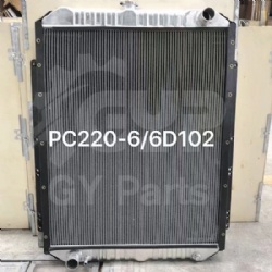 PC220-6 radiator 6D102 radiator big head machine Radiator