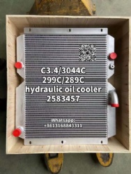 #C3.4/3004C/299C/289C hydraulic oil cooler #C3.4/3004C/299C/289C oil cooler #2583457#258-3457