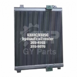 #E322C hydraulic oil cooler #E325C hydraulic oil cooler  #205-4962 #2054962 #196-8076 #1968076