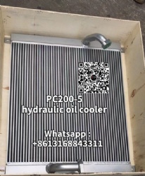 #PC200-5 hydraulic oil cooler#komatsu hydraulic oil cooler