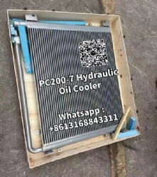 #PC200-7 hydraulic oil cooler#komatsu hydraulic oil cooler