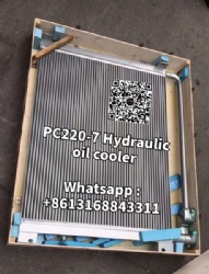 #PC220-7 hydraulic oil cooler#komatsu hydraulic oil cooler