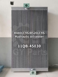 #R480-9 Hydraulic oil cooler  ​#R520-9 Hydraulic oil cooler ​#R520LC9S hydraulic oil cooler  ​#R480LC9S Hydraulic oil cooler ​#R485-9 hydraulic oil cooler  ​#11QB-45030 ​#11QB45030